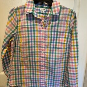 J Crew lightweight cotton polo shirt